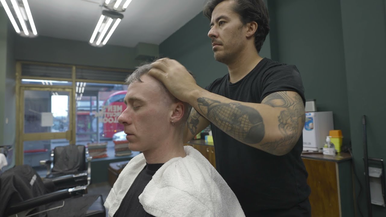 East London Barber - Indian Head Massage - Relaxing for Sleep ASMR
