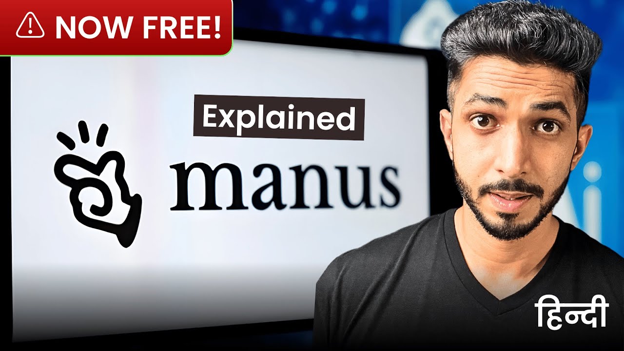 Manus AI Agent Explained in Hindi [A-Z] 🔥 - How To Use Manus AI For FREE