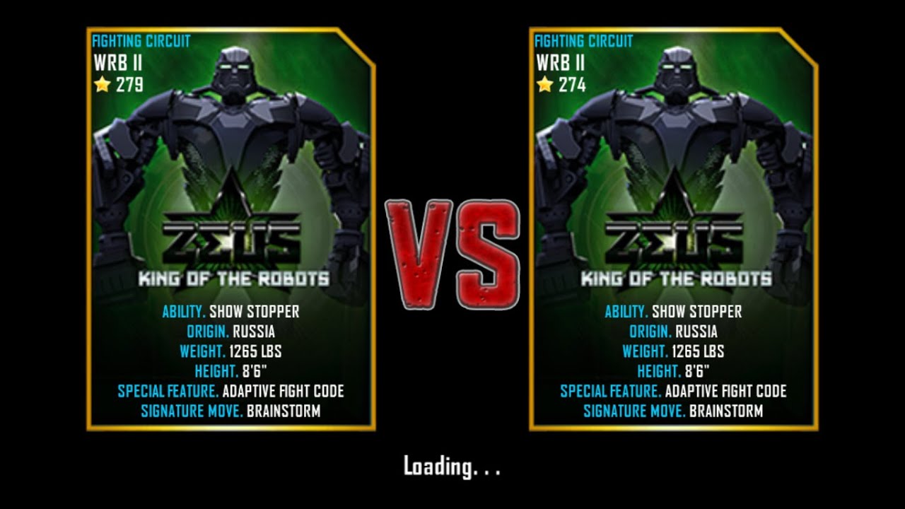 Real Steel WRB Championship ZEUS VS ZEUS NEW UPDATE