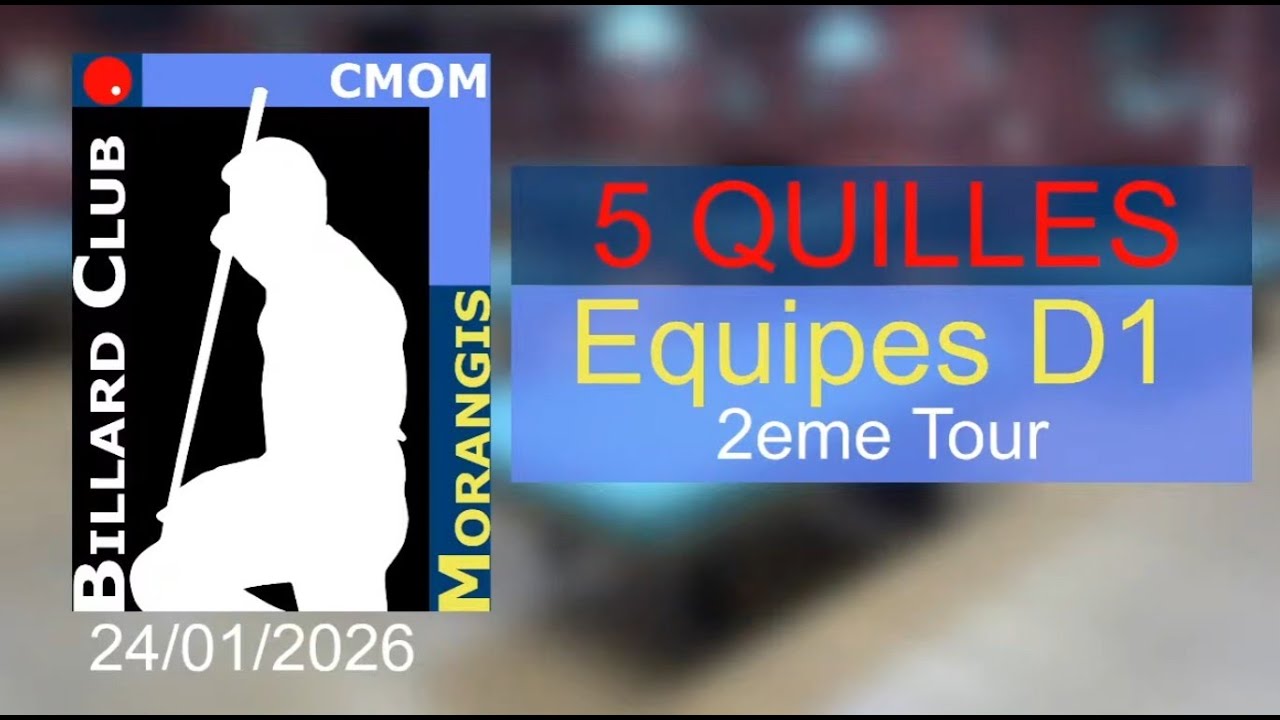 5 Quilles - Equipes D1 (Billards 2 et 6)