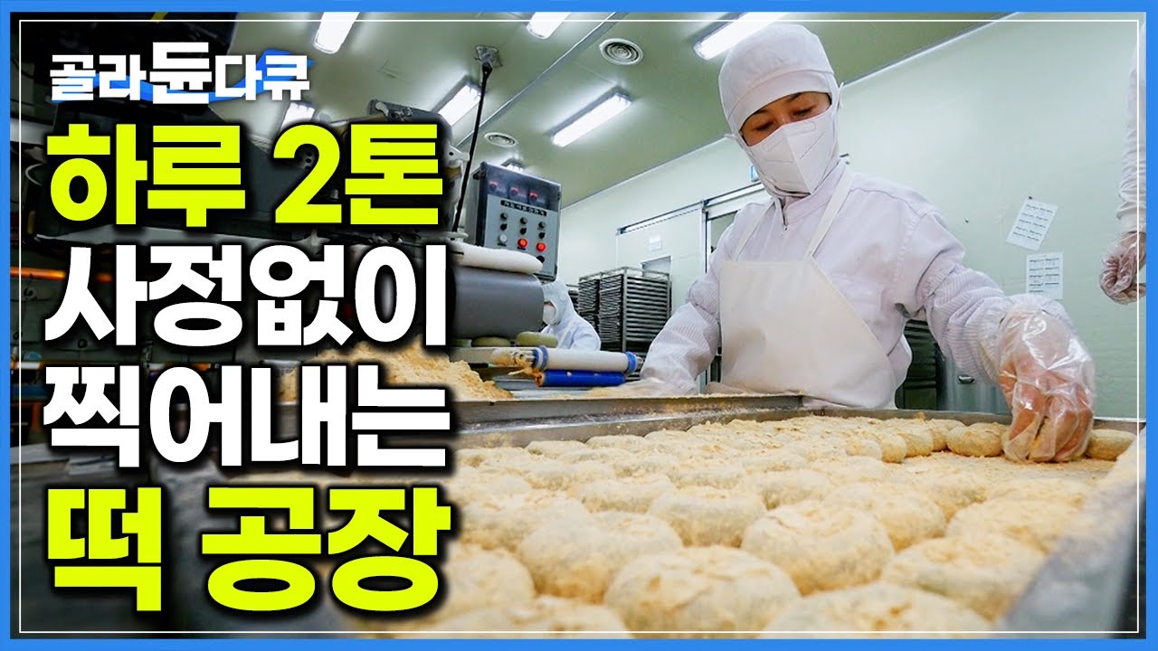 ‘하루 2톤 대량생산’ 쫄깃한 떡 사정없이 뽑아내는 한국 전통 떡 공장｜미국, 중국에서 불티나게 팔린다는 떠오르는 수출 효자 식품｜K-Food｜극한직업｜#골라듄다큐
