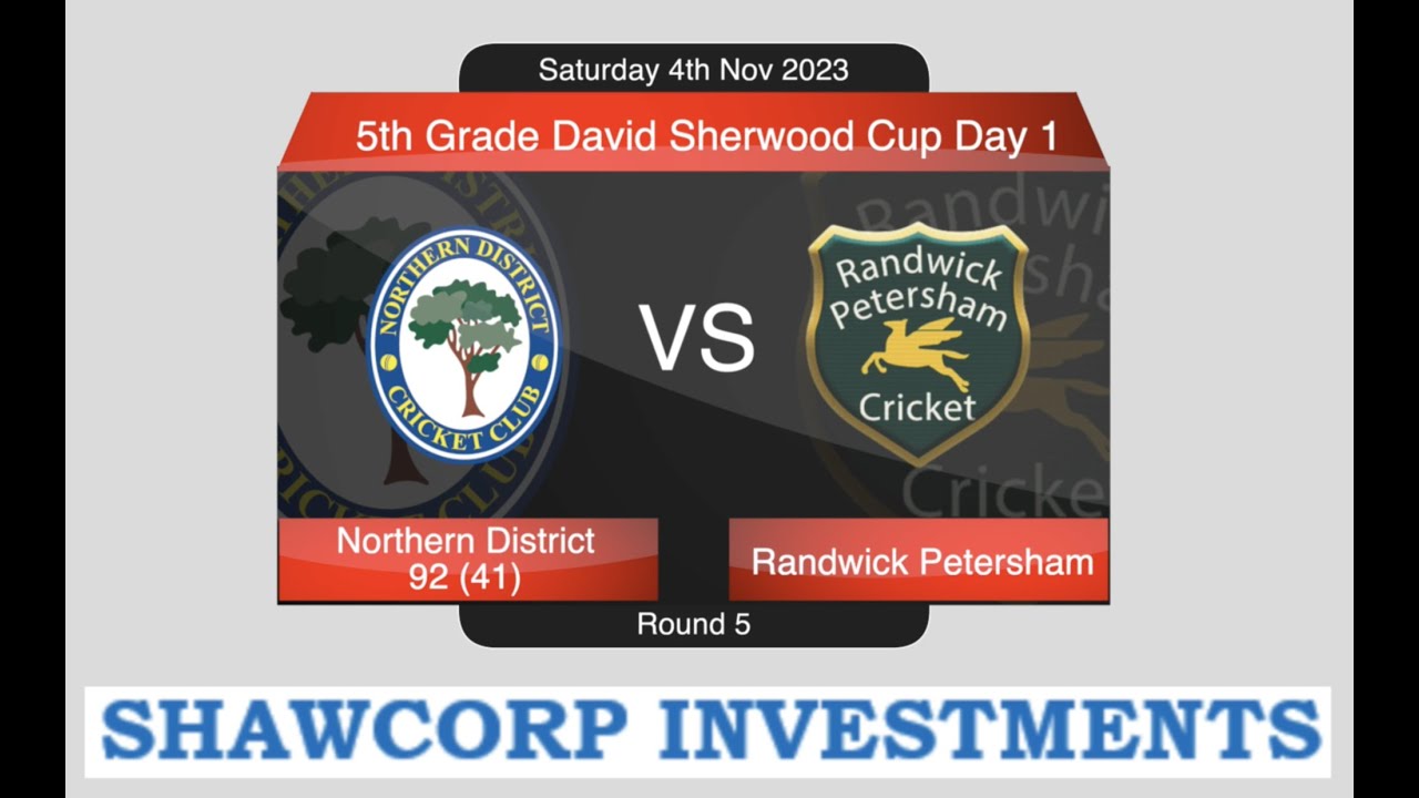 2023/24 - 5th Grade vs Randwick-Petersham FULL Day - R5D1