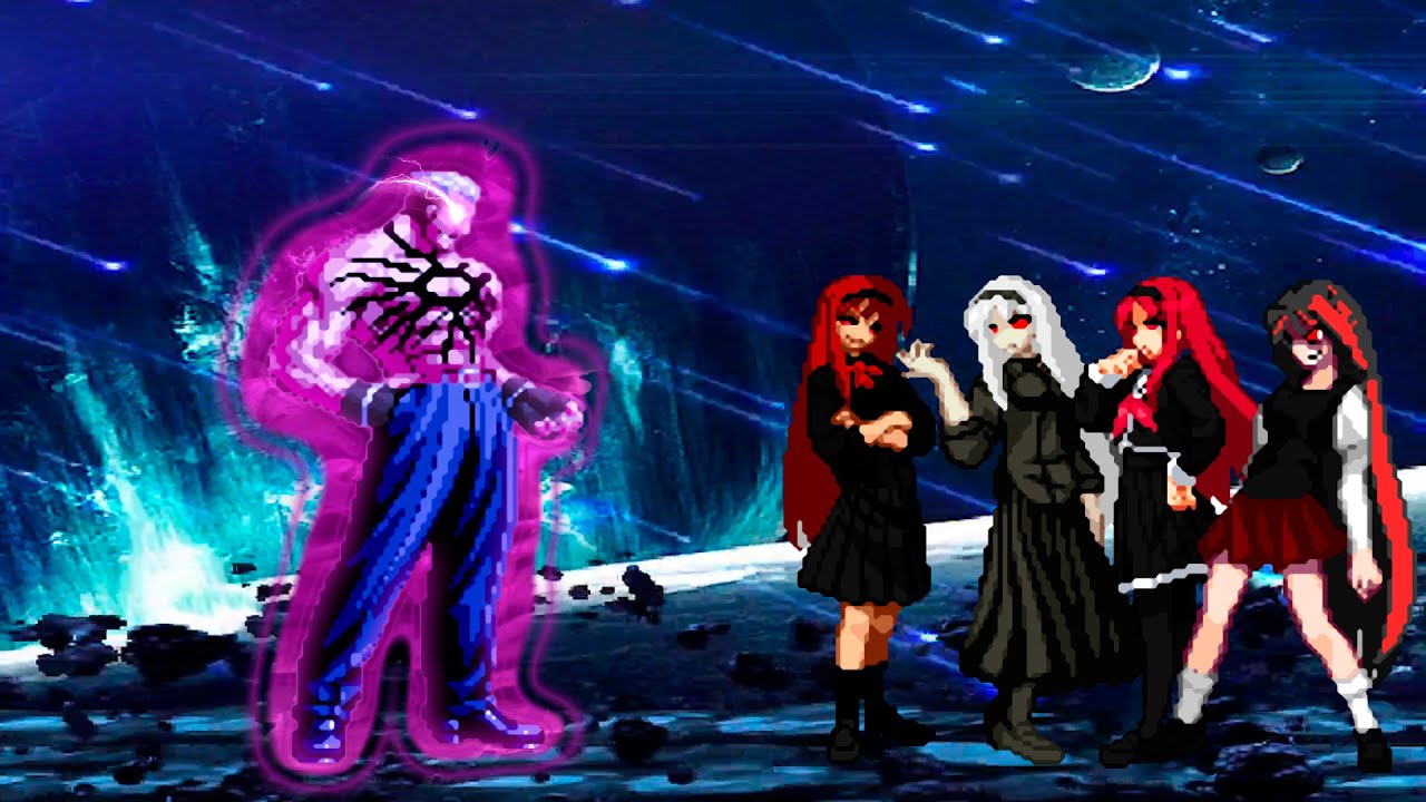 [KOF Mugen] Orochi Yamazaki vs Akiha Yagami Team