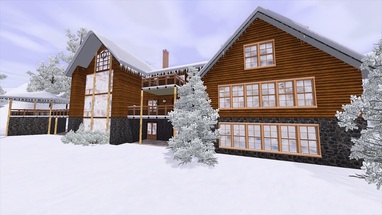 The Sims 3 - Building Winter Retreat