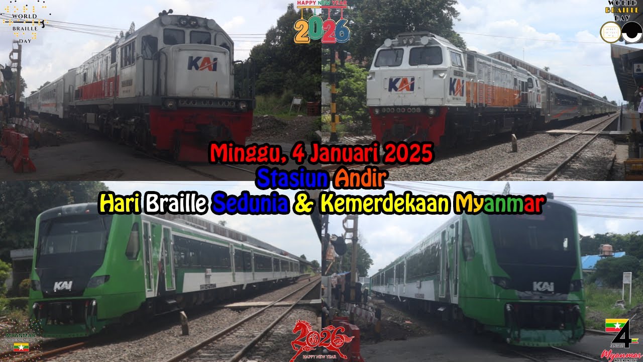 Hunting Kereta api di Stasiun Andir di Awal Bulan Januari 2026