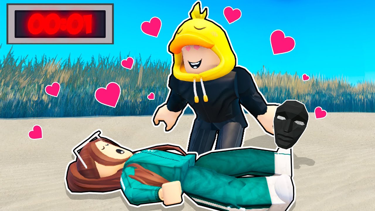 EL LIDER SE ENAMORA DE MÍ en Roblox Squid Games!
