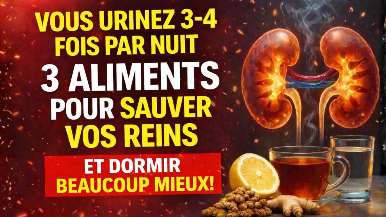 Vous vous levez la nuit pour uriner ? Ces 5 aliments peuvent aider vos reins