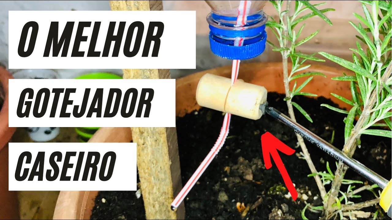 TUTORIAL COMO FAZER O MELHOR GOTEJADOR REGULAVEL / THE BEST ADJUSTABLE DRIPPER