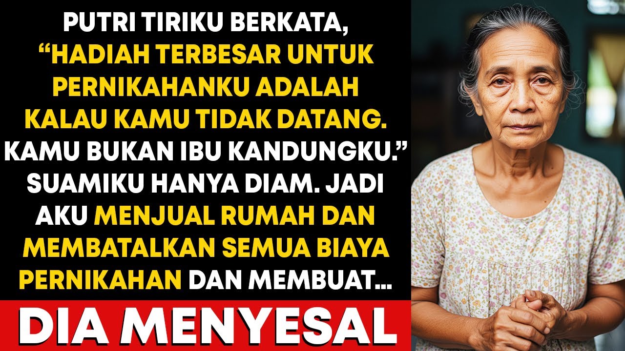 Anak Tiriku Berkata “Jangan Ke Pernikahanku, Kau Miskin”—Jadi Kubatalkan Biaya Pernikahannya…