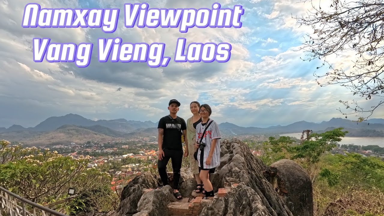 It's not easy going up, but very beautiful / Namxay Viewpoint in Vang Vieng. LAOS