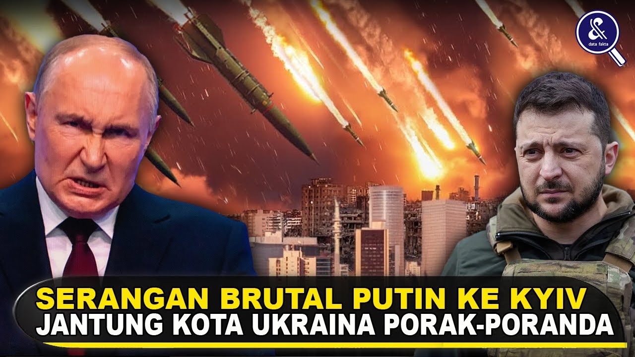 JANTUNG KOTA UKRAINA PORAK-PORANDA DIGEMPUR RUSIA! Fakta Serangan Besar-Besaran Putin Ke Kota Kyiv