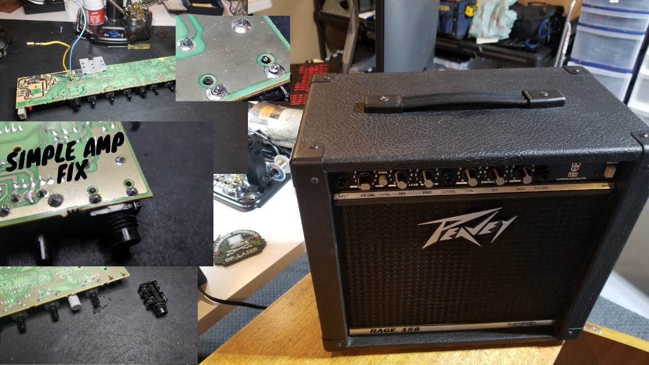 Peavey guitar amp repair and did this just pick up a radio station??
