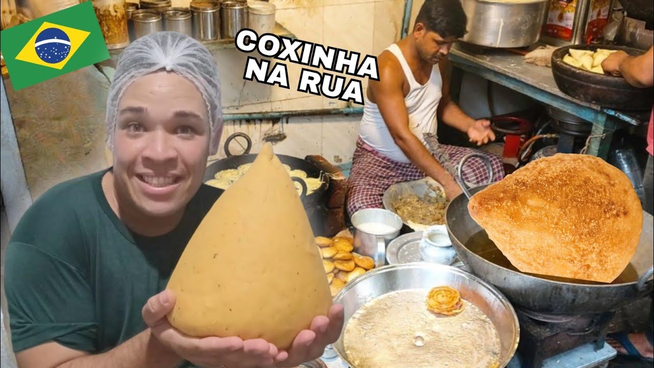 VENDENDO COIXINHA NA RUA DO (BRASIL)