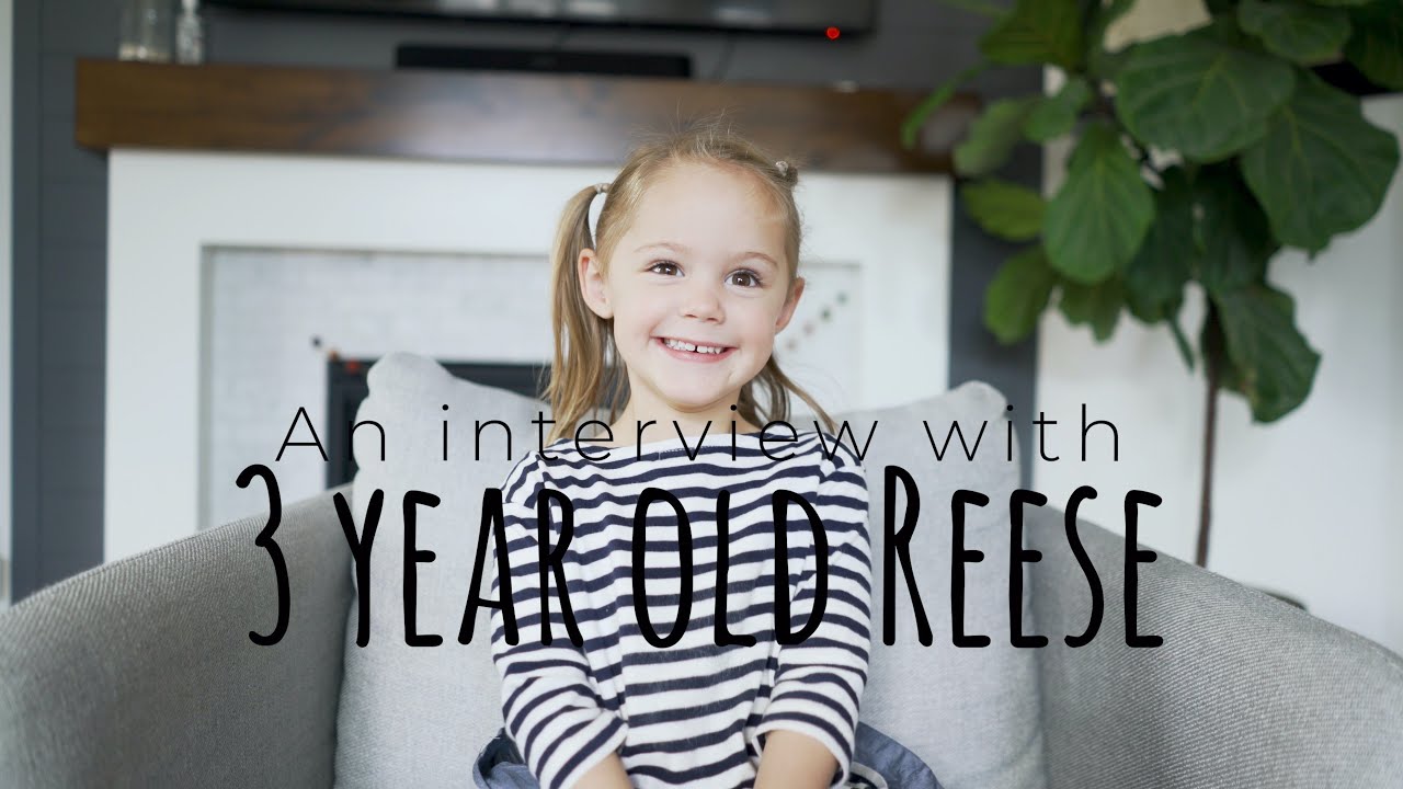 Reese 3 Year Birthday Interview