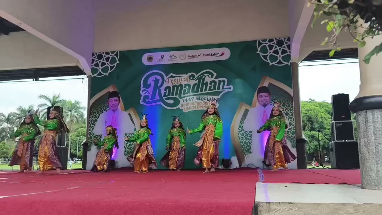 Tari sholawat nabi@ festival ramadhan 