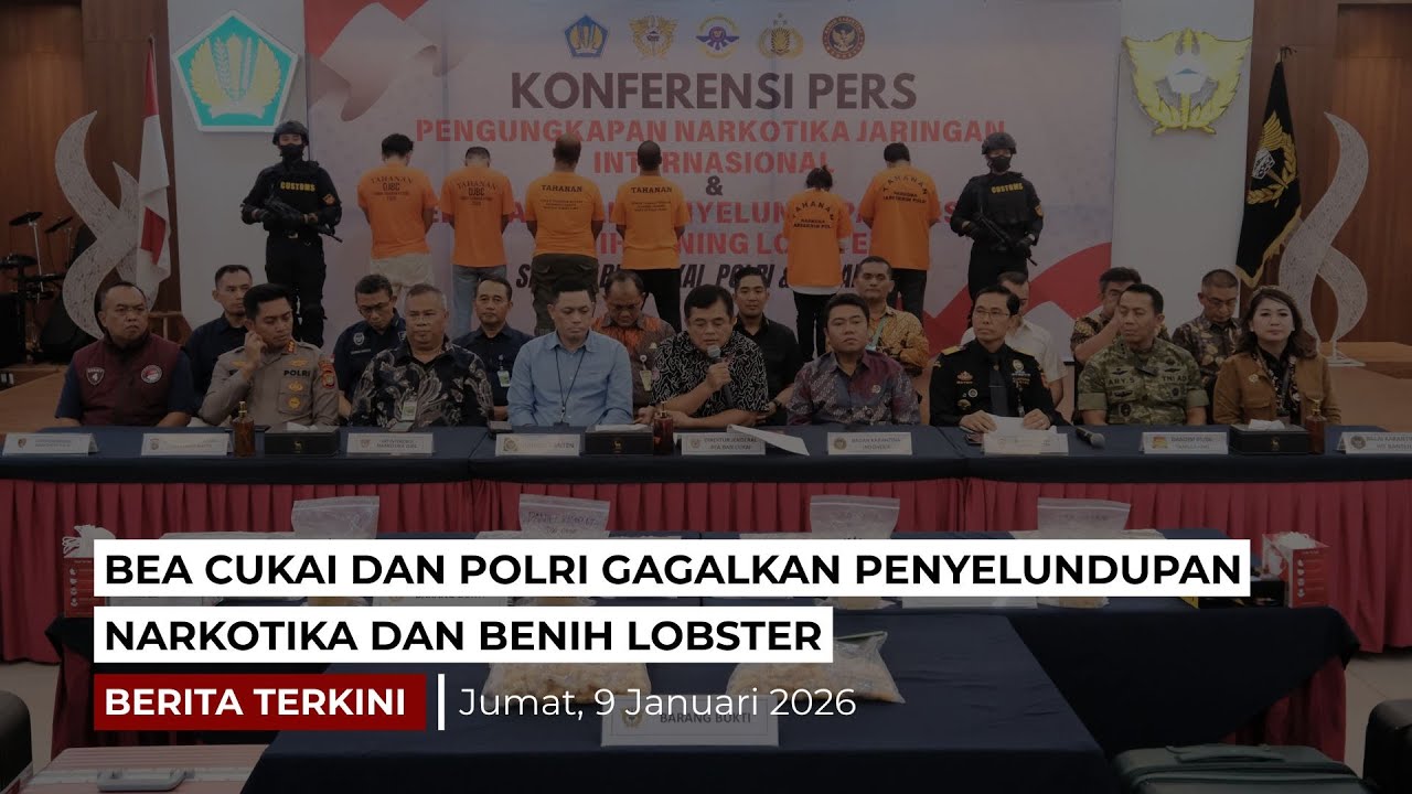 BEA CUKAI DAN POLRI GAGALKAN PENYELUNDUPAN NARKOTIKA DAN BENIH LOBSTER