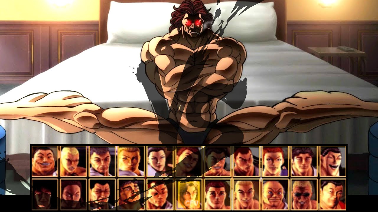 Yujiro Hanma vs. Full Roster of Garouden Breakblow: Fist or Twist - PS2 Gameplay (No commentary)