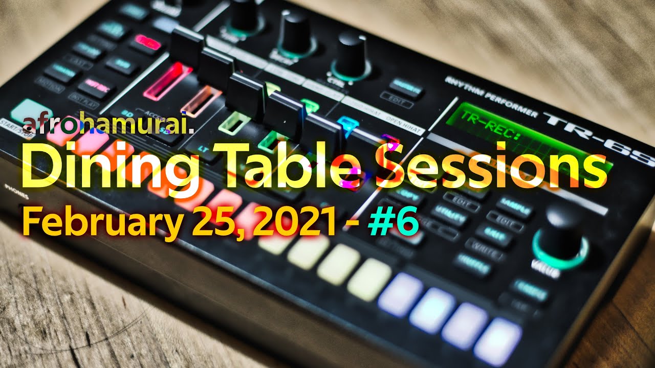A UK garage beat on the TR-6S | Dining Table Session #6