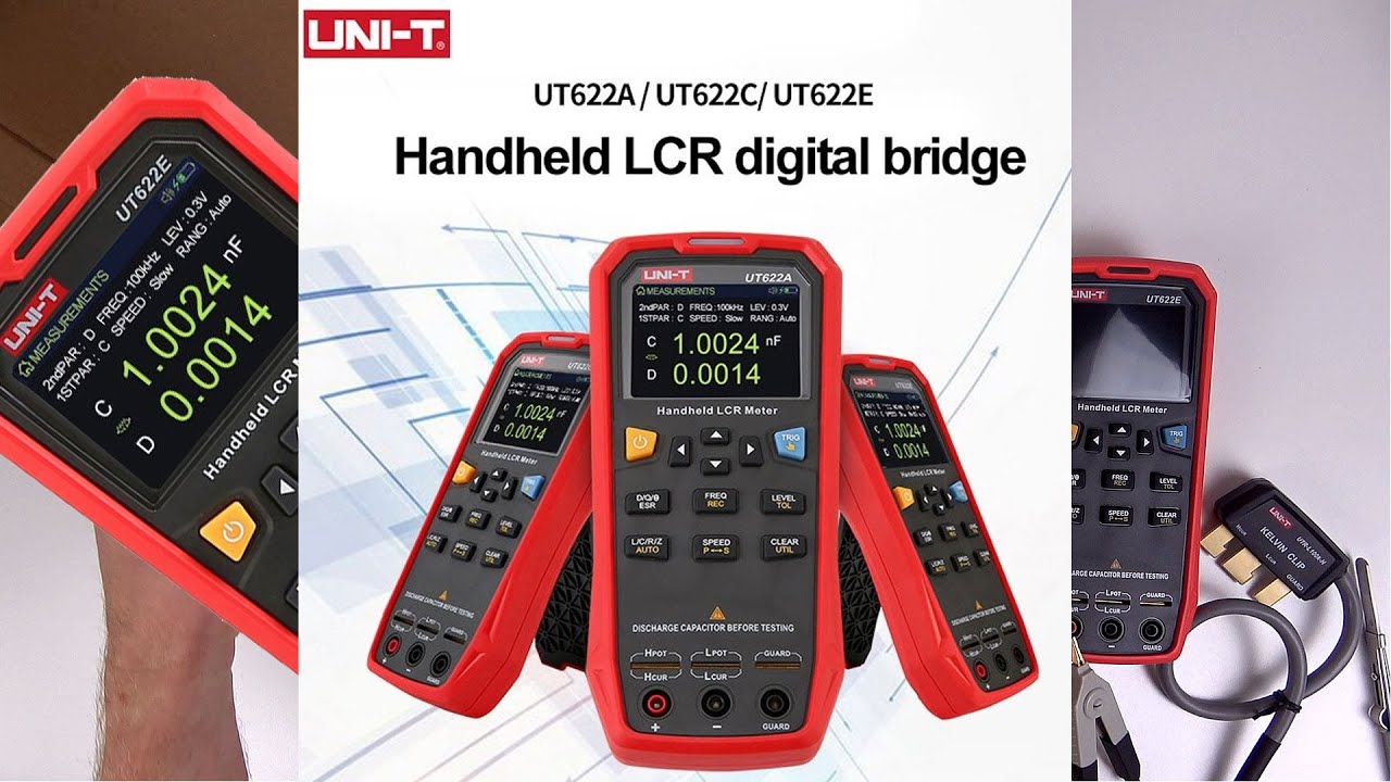 UT622E miernik LCR mostek RLC pomiarowy unboxing