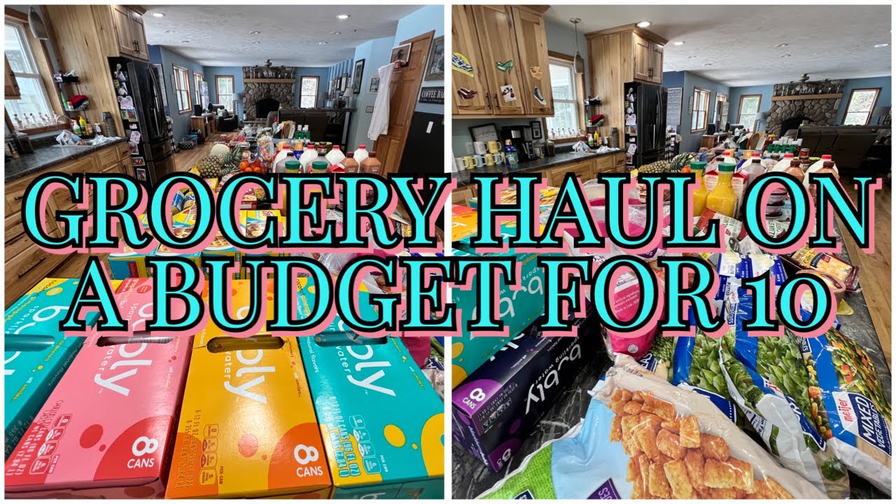 GROCERY HAUL ON A BUDGET FOR OUR FAMiLY OF 10 😉🛒