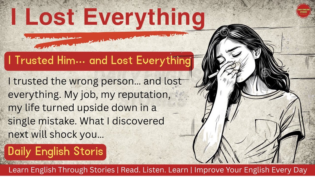✨ I Lost Everything Level 3 A Heart-Touching Story | Learn English Through Stories | Daily English