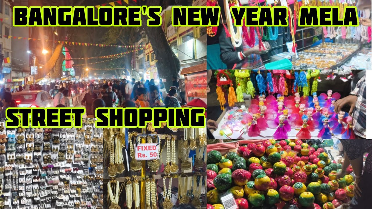 Bangalore's New Year Mela| New Year Celebration | Bangalore Street Shopping| @Seemashabbirvlogs 