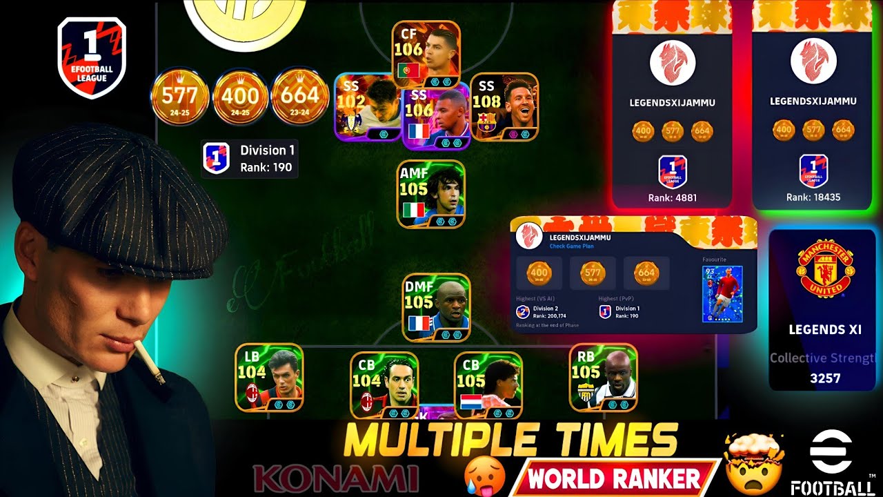 "Double Match Making Against Multiple Times World Ranker!"💀🔥 | World Ranker VS PesXPro | eFootball 