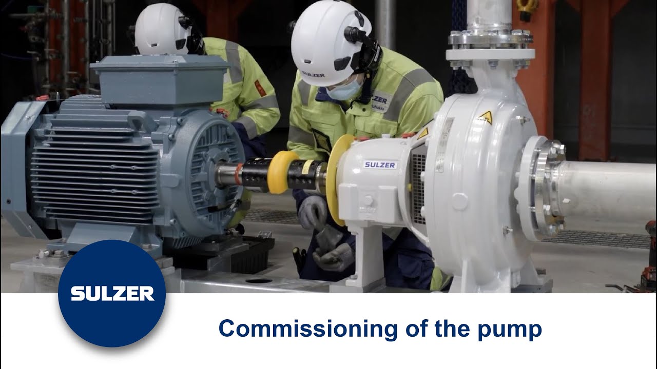 Commissioning of the pump