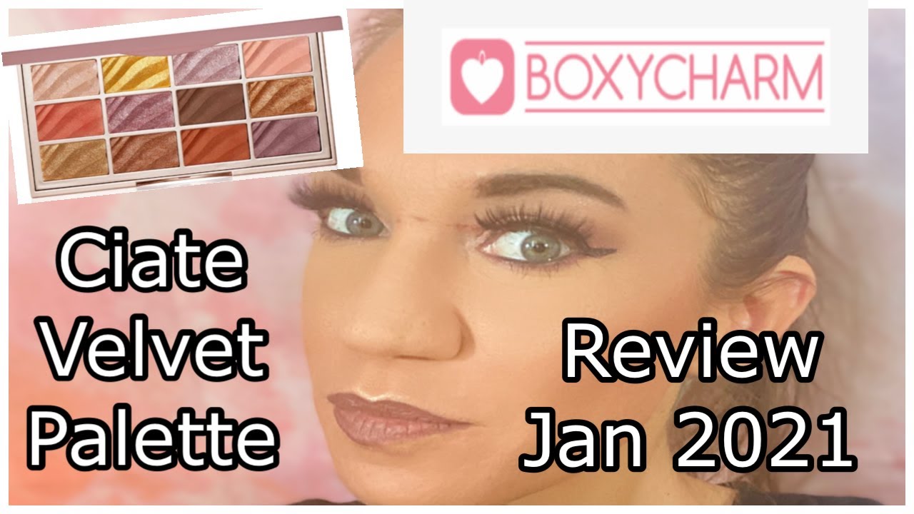 BoxyCharm Ciate London The Velvet Palette Tutorial Review
