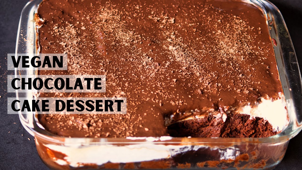 Vegan Chocolate Cake Dessert Recipe : Easy Vegan Holiday Dessert