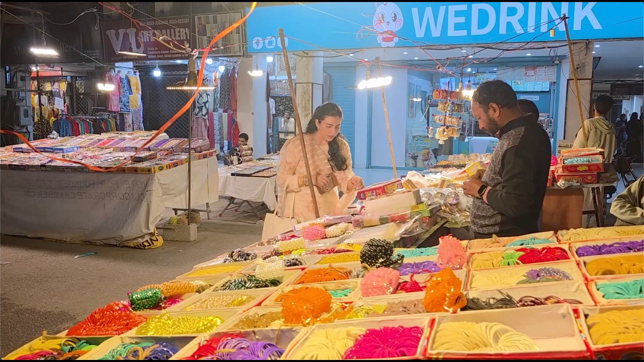 The real Kashmiri Churiyan spotted at Islamabad Local Stall| Transparent Radiant coloured gradient