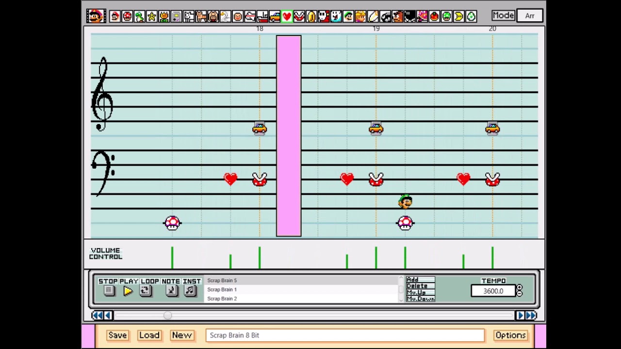 Giant Mario Paint: Scrap Brain Zone (Sonic the Hedgehog 8-Bit)