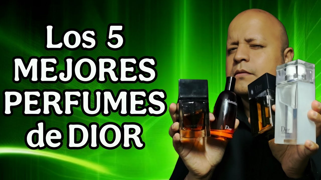 Los MEJORES PERFUMES de Dior