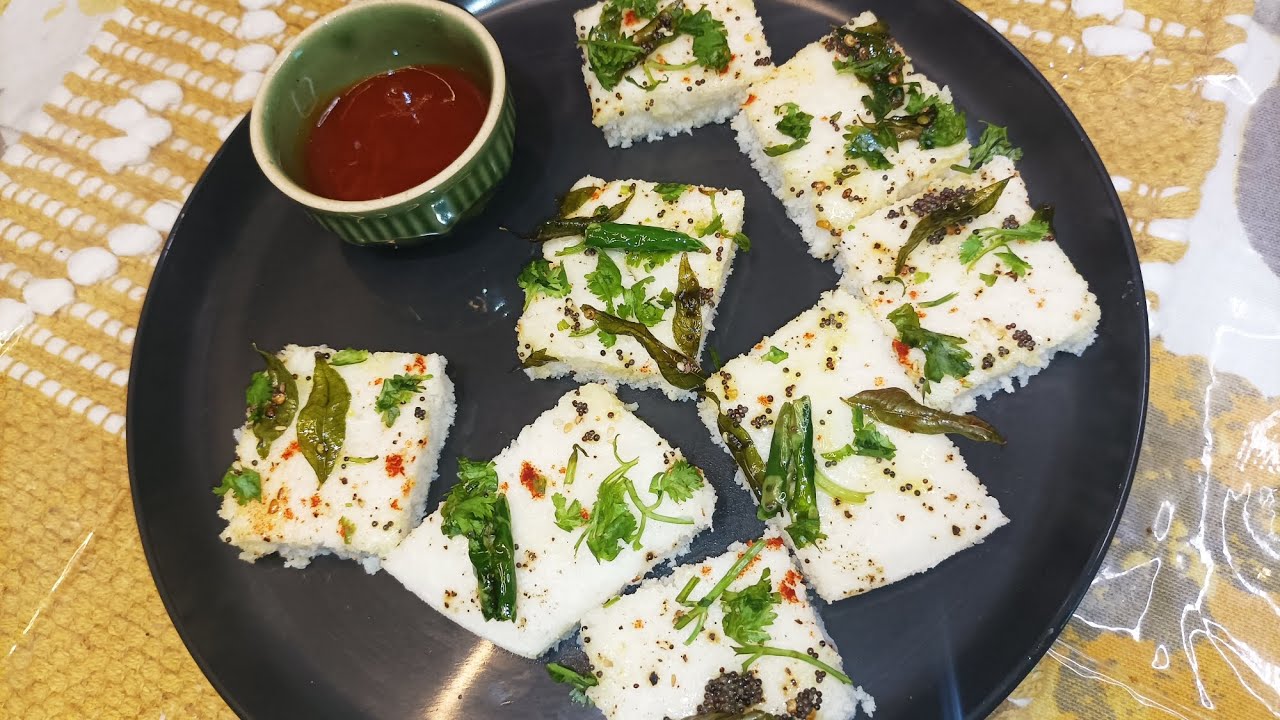 white dhokla recipe!! must try at home!! 