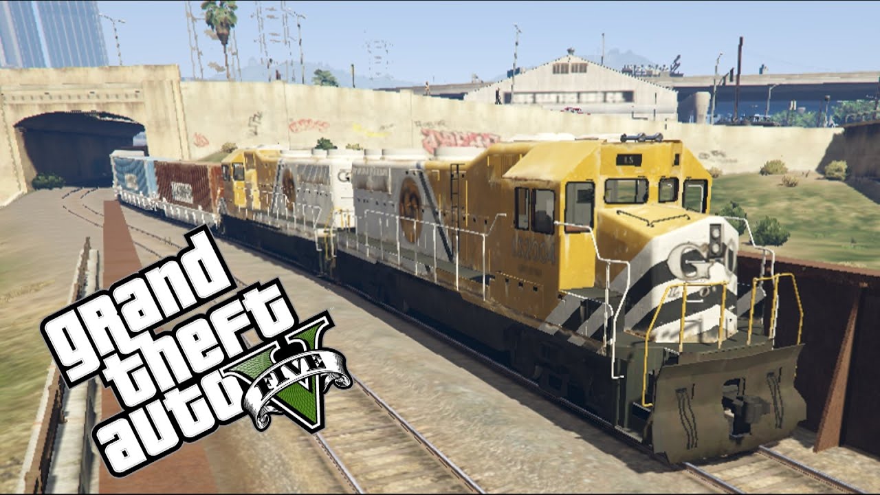 Repartiendo Estopa Desde El Tren Mas Largo de GTA 5! - Gameplay GTA V