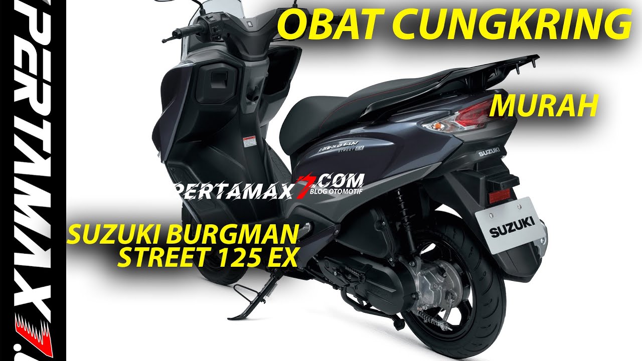 Modifikasi Suzuki Burgman Street 125EX Menolak Cungkring🛵Upgrade Ban Pirelli Diablo Rosso Scooter SC