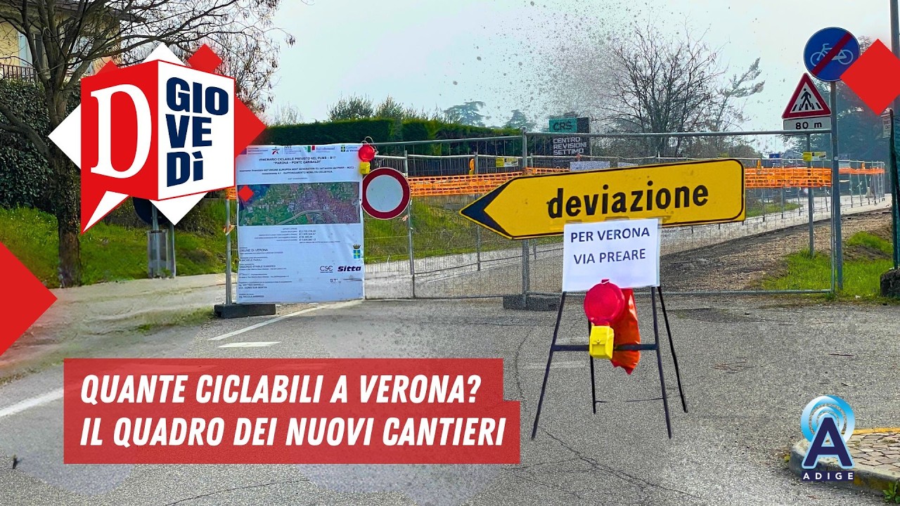Quante ciclabili a Verona? Il quadro dei nuovi cantieri