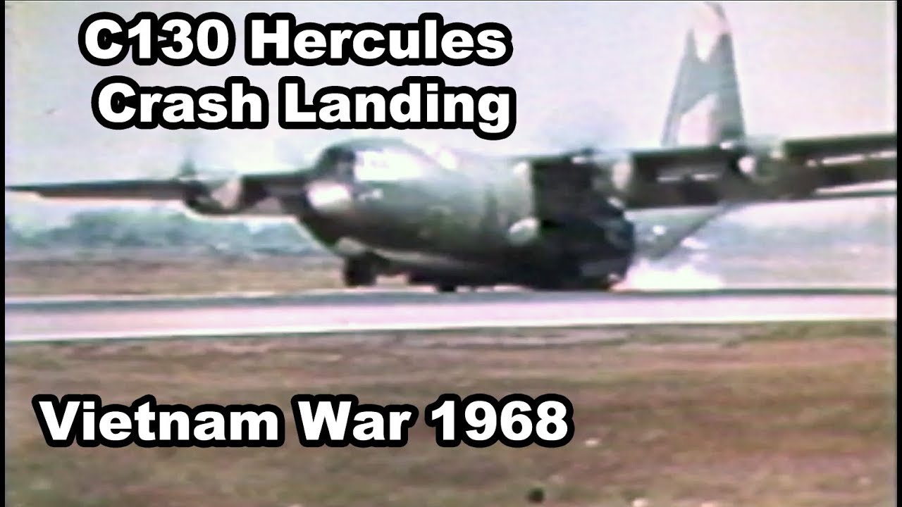 Unbelievable USAF C130 Hercules crash Vietnam War 1968