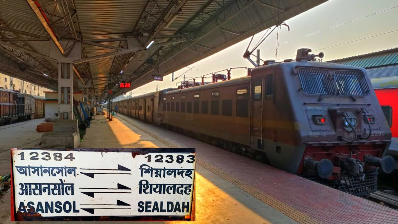 Onboard by 12383 Up SEALDAH ASANSOL Intercity Express