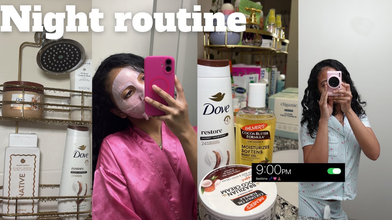 Cozy Night Routine 💗|| unwind with me, product recommendations, reading, relaxing