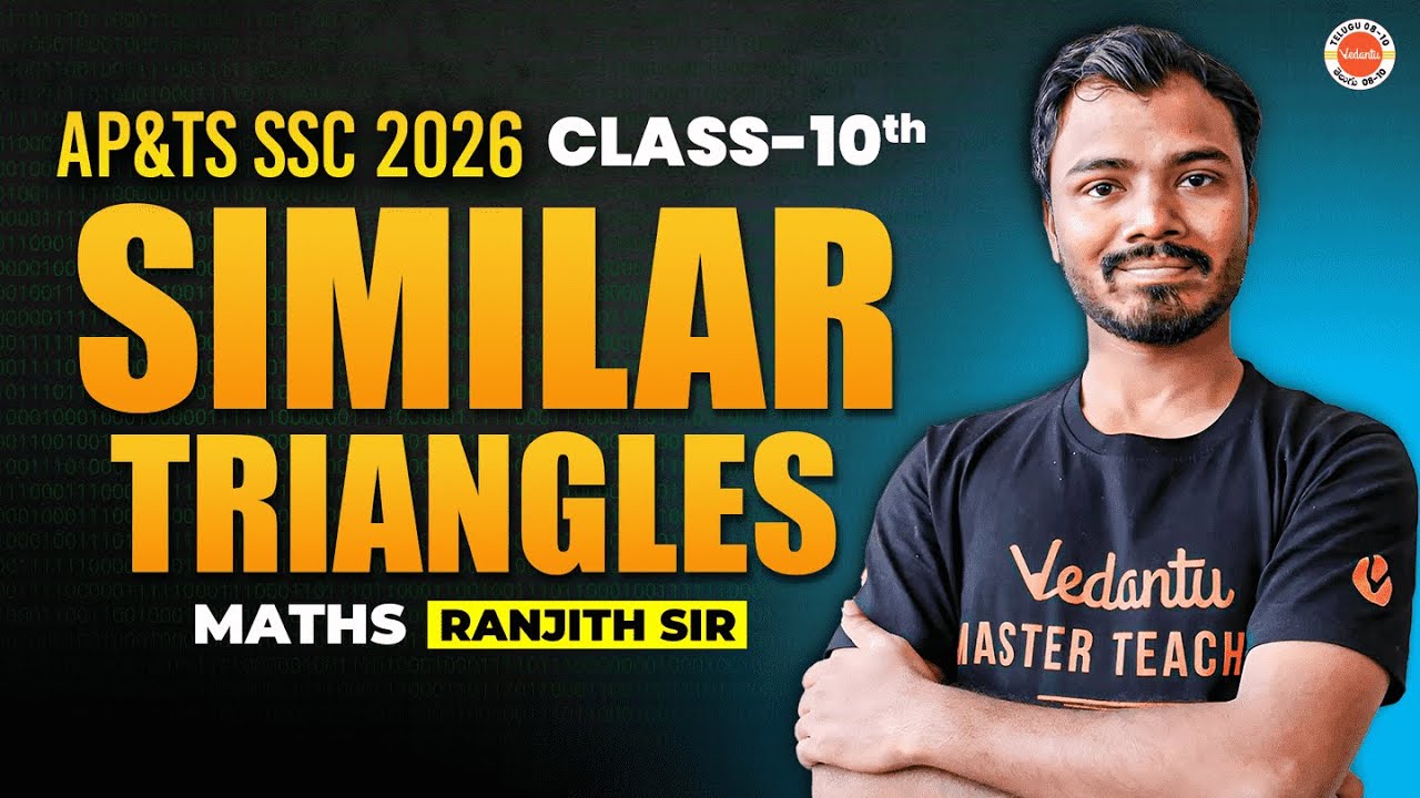 Similar Triangles | Class 10 Maths | Important Concepts & Problems | Class 10 | TS SSC 2025-26