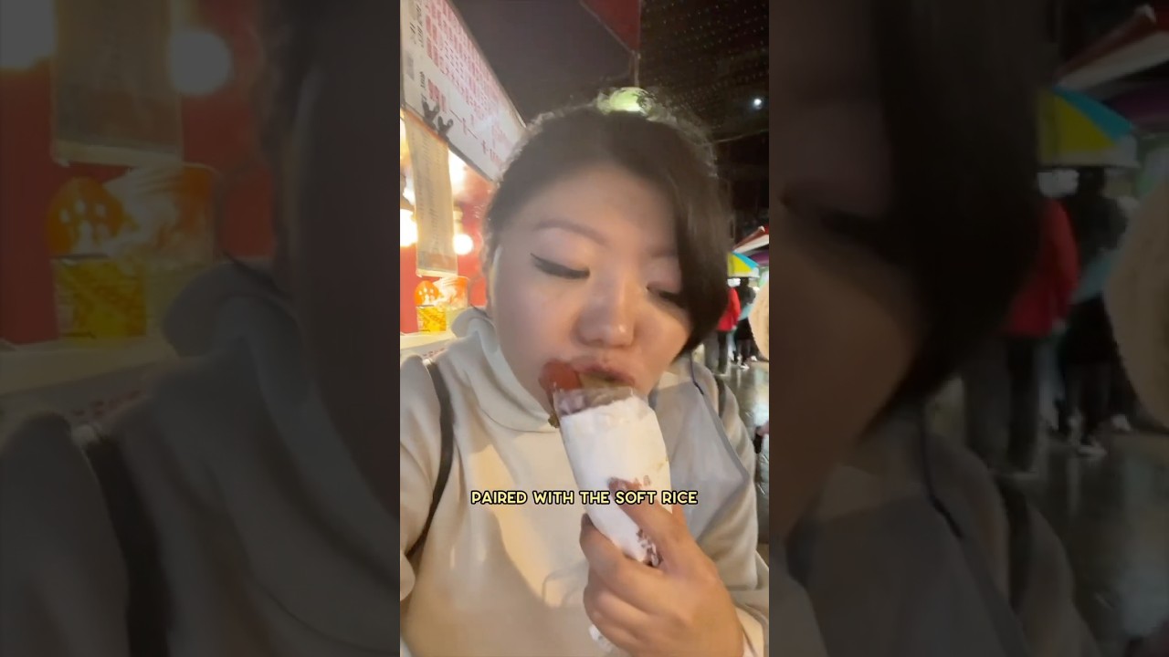 Everything I ate at the largest night market in Taipei 🌭