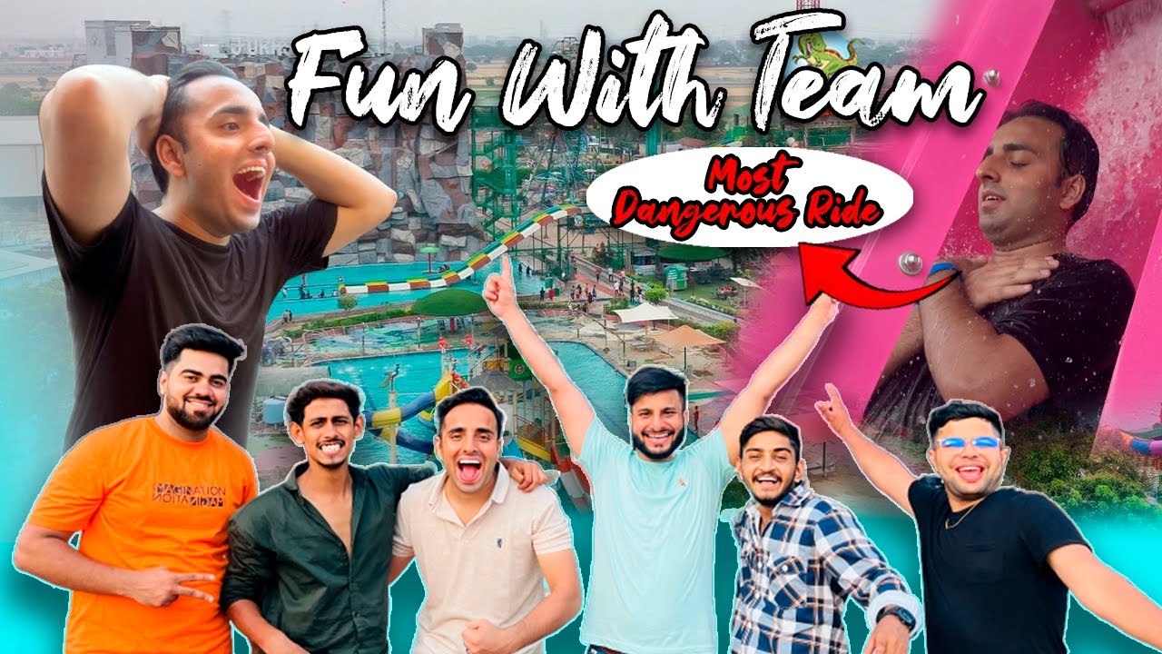 Water Park Vlog With Team 😂 | Special Full Day Vlog | Sahil Khan & Team | #waterpark