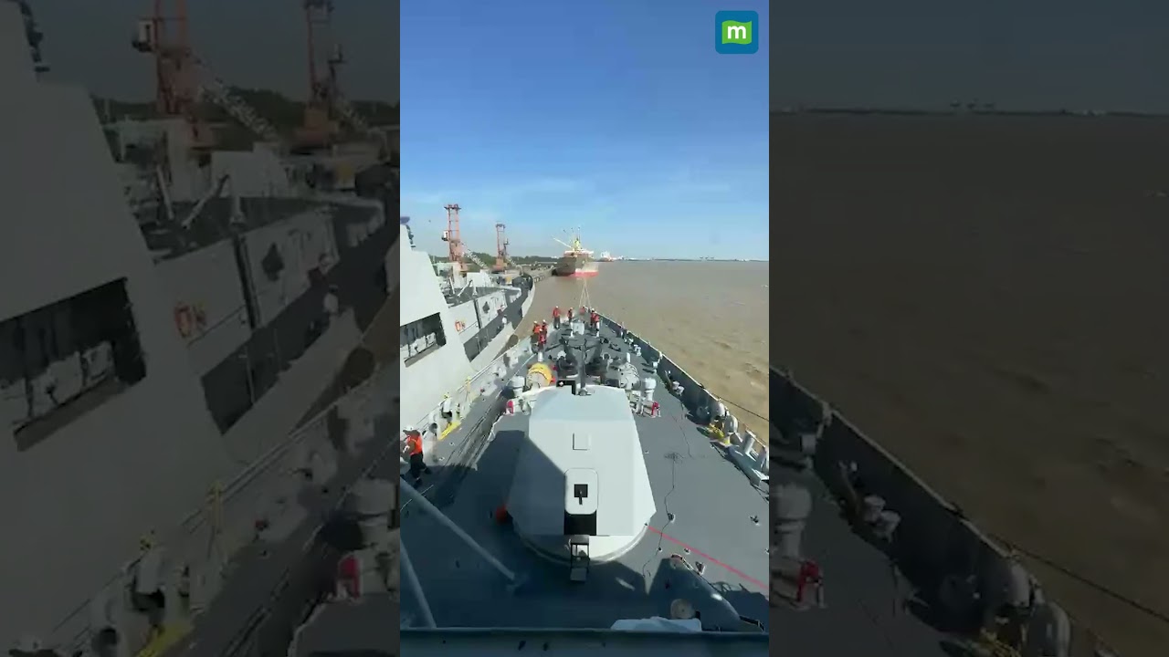INS Sunayna Arrives In Myanmar&rsquo;s Yangon Amid Indo-Pacific Focus #shorts
