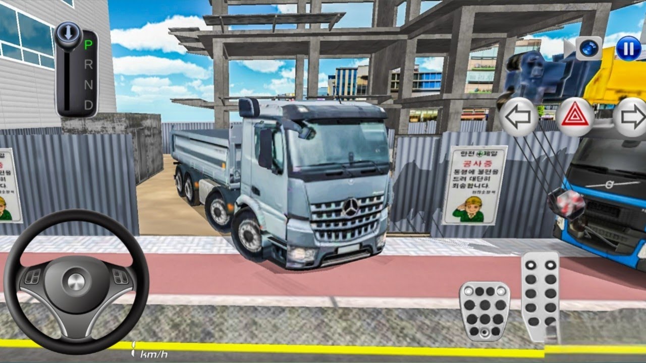 New Dump Concrete truck For parking construction site building–3d driving class Android 2026#cargame