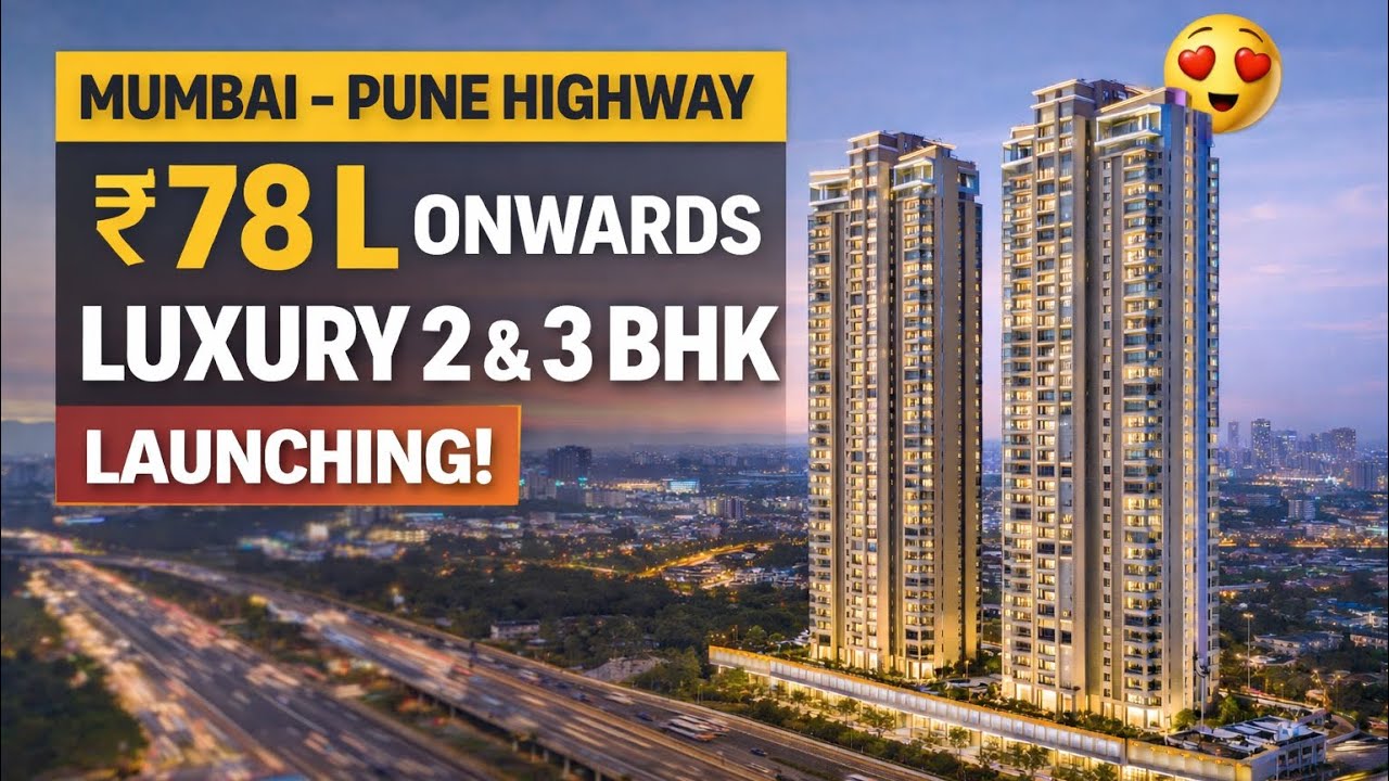 30-Storey Luxury Towers on Mumbai–Pune Highway | Premium 2 & 3 BHK Flats