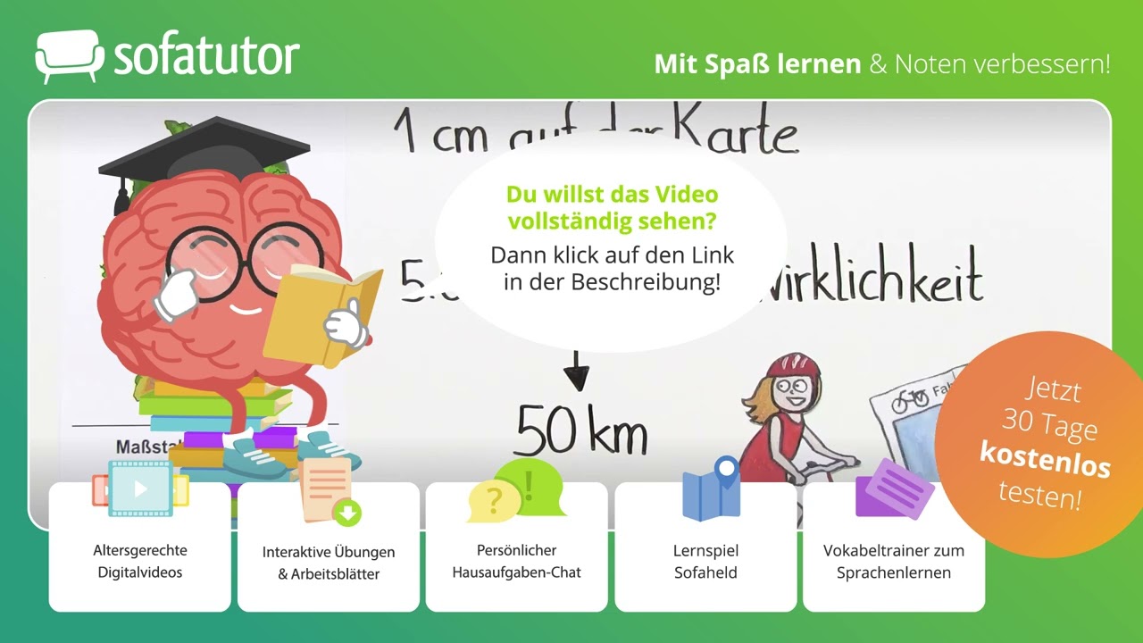 Maßstab berechnen in der Grundschule – einfach erklärt!