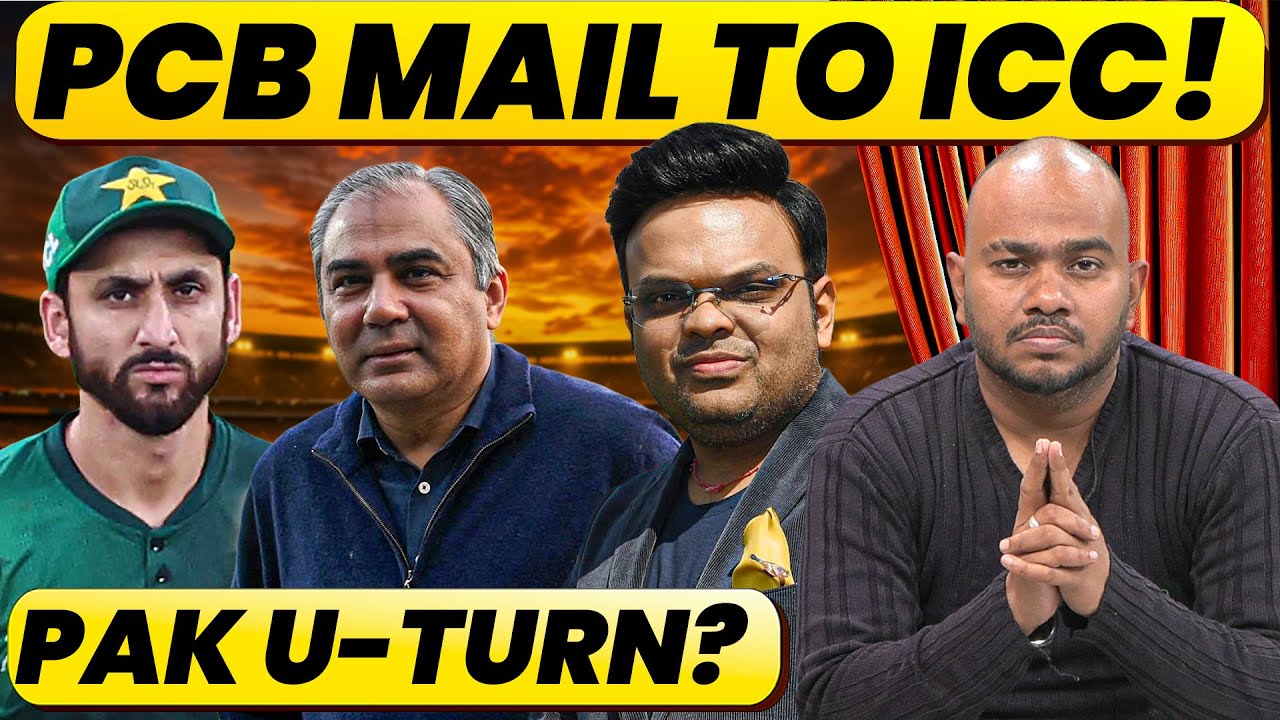 🔴T20 WC UPDATE : PAKISTAN U-TURN LOADING... PCB MAIL TO ICC, FINAL WARNING!