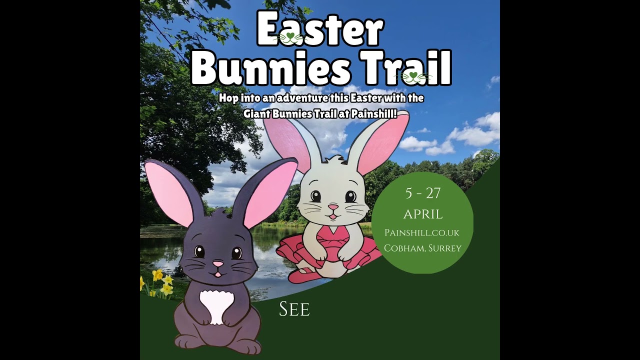 Giant Easter Bunnies are bouncing into Painshill this spring!🐇 #Surrey  #Easter #GetOutside