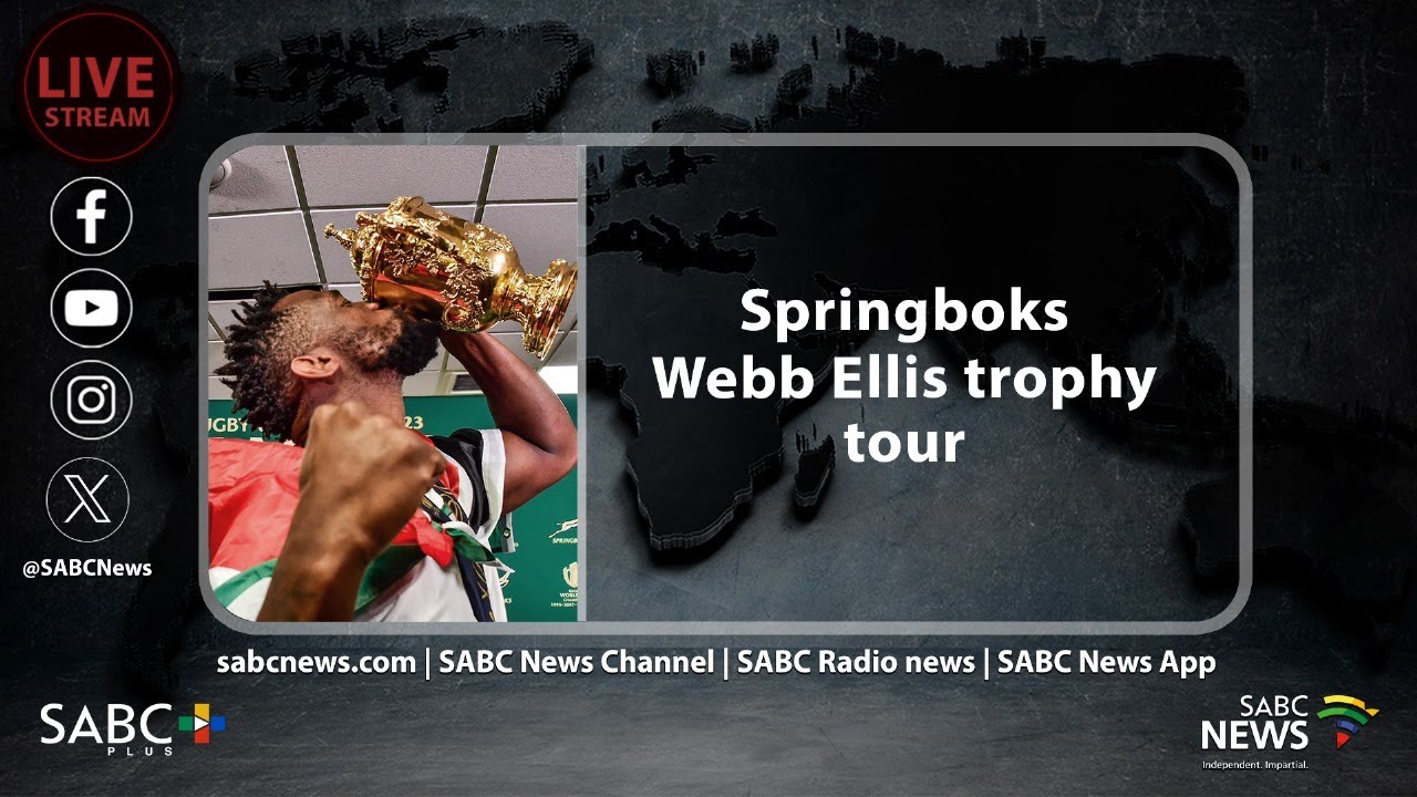 Springboks Victory Tour - Webb Ellis Trophy-Gauteng